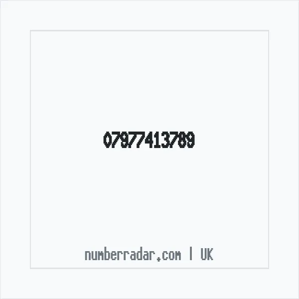 Reverse number check for +44 7977 413789 — who called me?