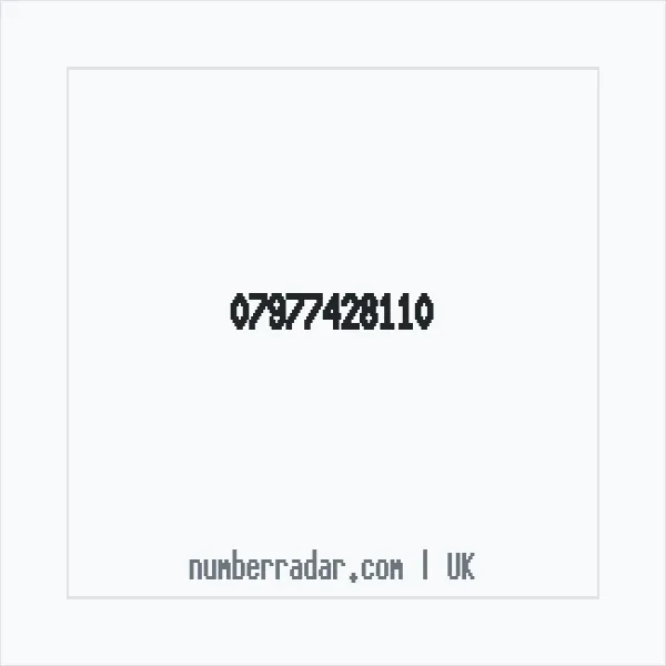 Reverse number check for +44 7977 428110 — who called me?