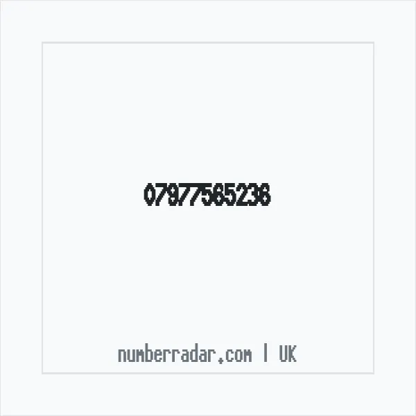 Reverse number check for +44 7977 565236 — who called me?