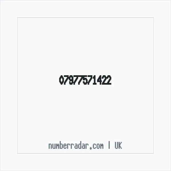 Reverse number check for +44 7977 571422 — who called me?