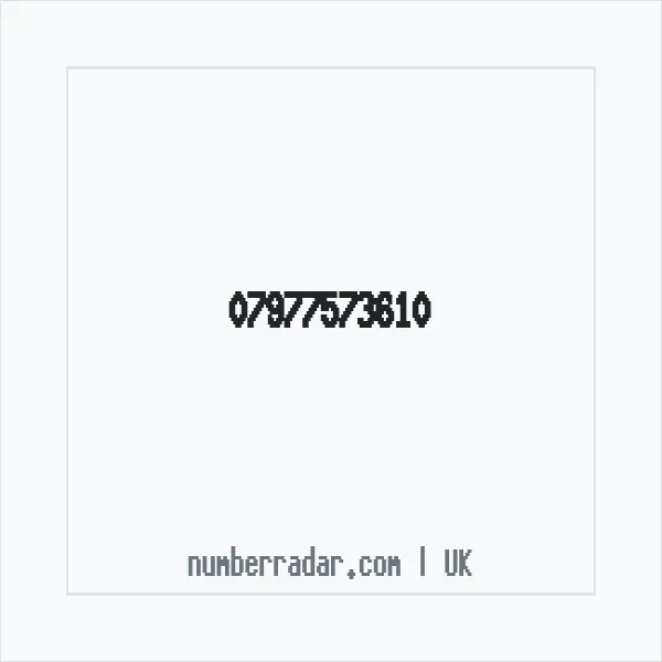 Reverse number check for +44 7977 573610 — who called me?