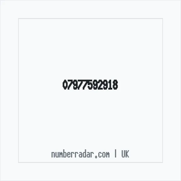 Reverse number check for +44 7977 592918 — who called me?