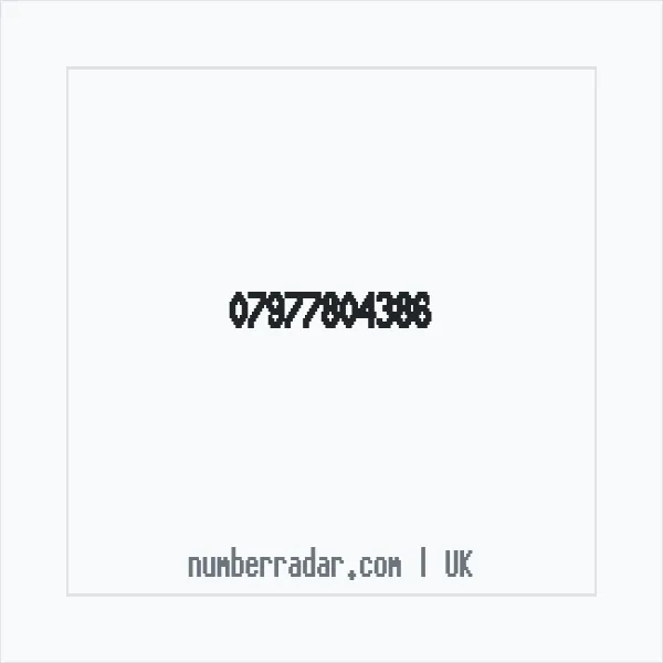Reverse number check for +44 7977 804386 — who called me?