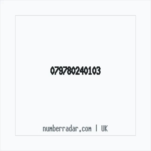 Reverse number check for +44 (7978) 024-010 — who called me?