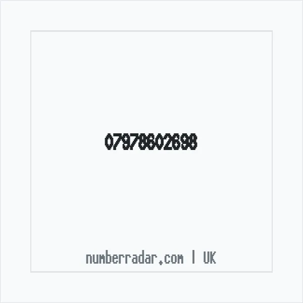 Reverse number check for +44 7978 602698 — who called me?