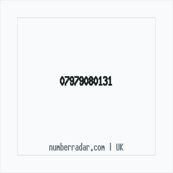 Reverse number check for +44 7979 080131 — who called me?