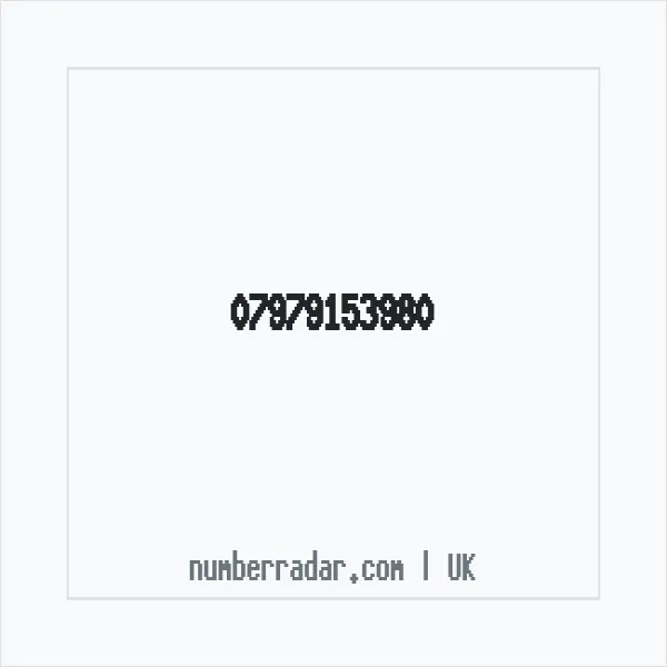 Reverse number check for +44 7979 153980 — who called me?