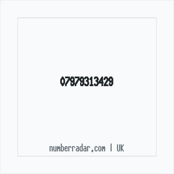 Reverse number check for +44 7979 313429 — who called me?