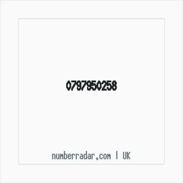 Reverse number check for +44 797950258 — who called me?