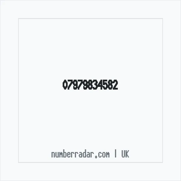 Reverse number check for +44 7979 834582 — who called me?