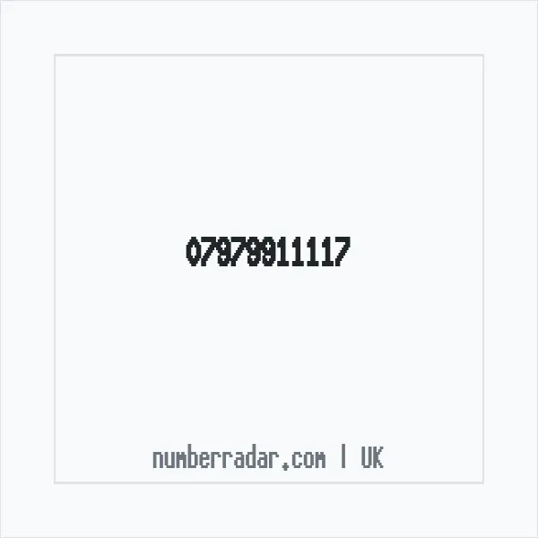 Reverse number check for +44 7979 911117 — who called me?