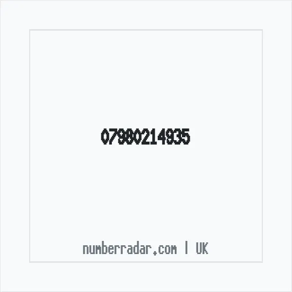 Reverse number check for +44 7980 214935 — who called me?