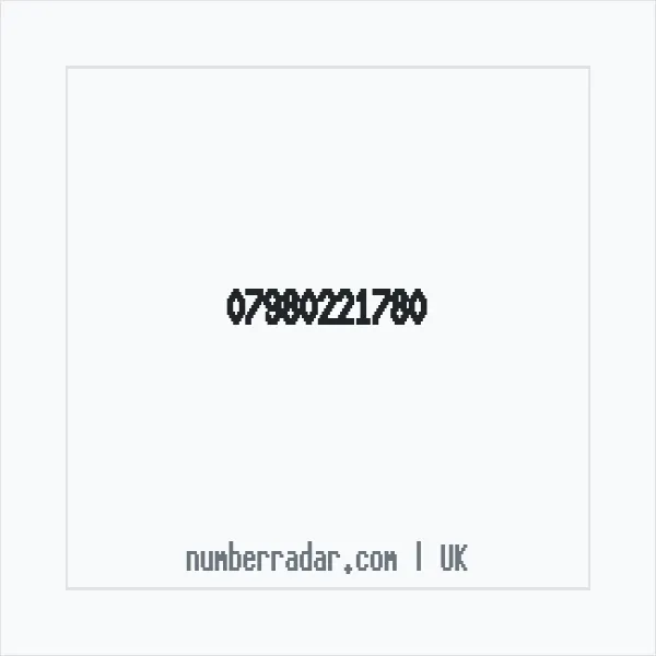 Reverse number check for +44 7980 221780 — who called me?