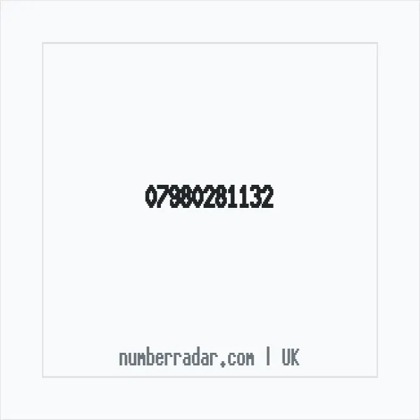 Reverse number check for +44 7980 281132 — who called me?