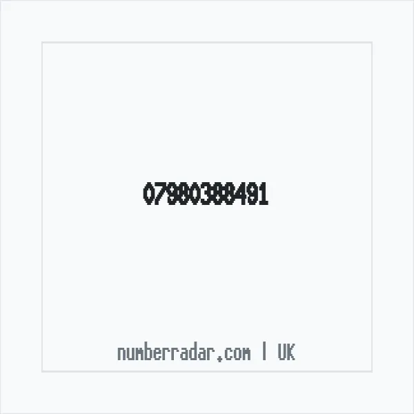 Reverse number check for +44 7980 388491 — who called me?