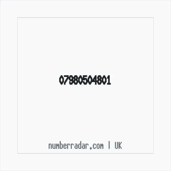 Reverse number check for +44 7980 504801 — who called me?