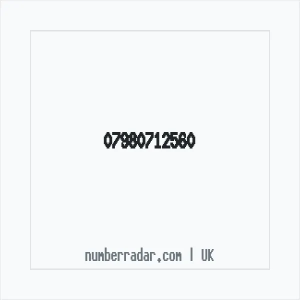 Reverse number check for +44 7980 712560 — who called me?
