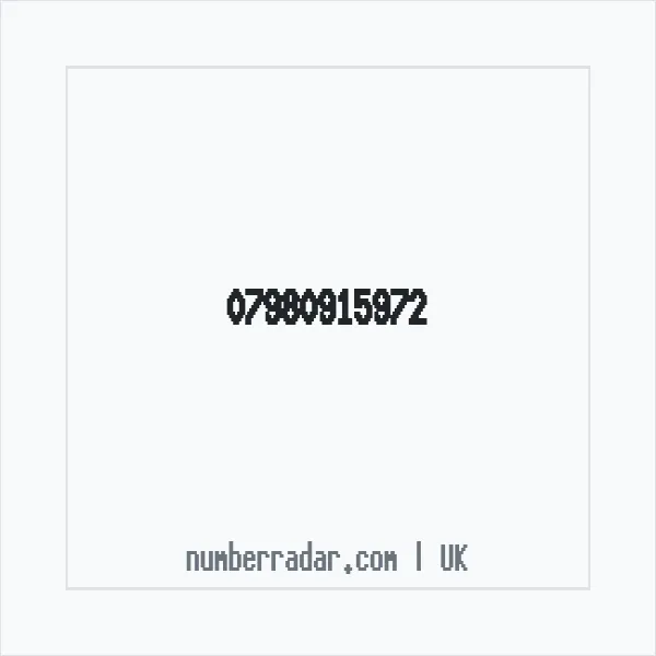 Reverse number check for +44 7980 915972 — who called me?