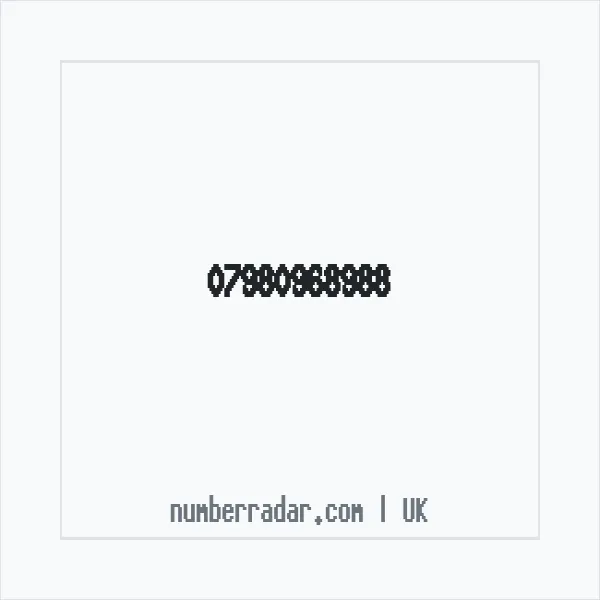 Reverse number check for +44 7980 968988 — who called me?