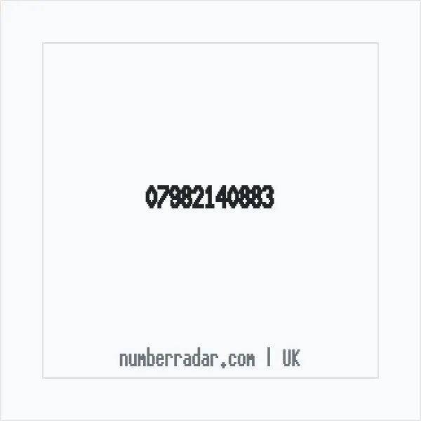Reverse number check for +44 7982 140883 — who called me?