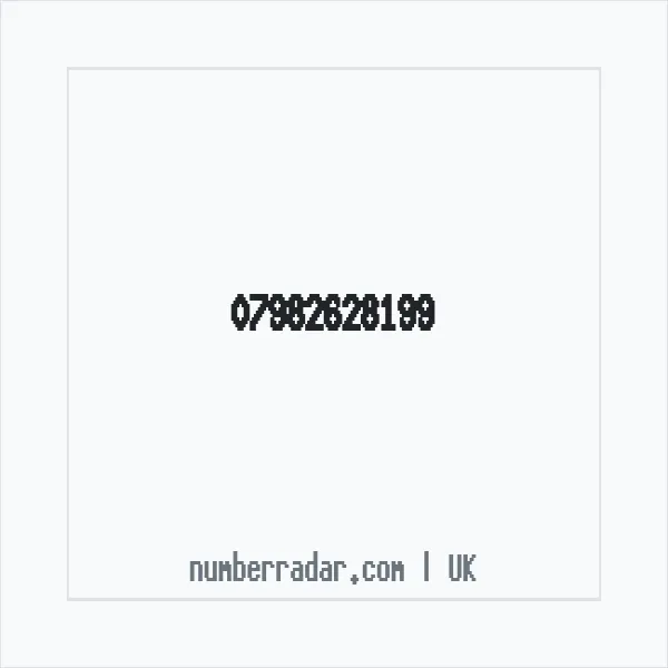 Reverse number check for +44 7982 628199 — who called me?