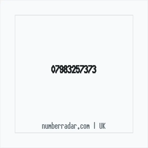 Reverse number check for +44 7983 257373 — who called me?