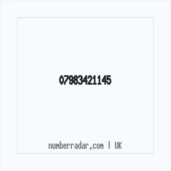 Reverse number check for +44 7983 421145 — who called me?
