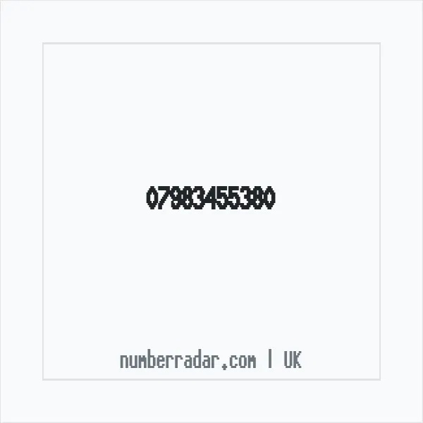 Reverse number check for +44 7983 455380 — who called me?