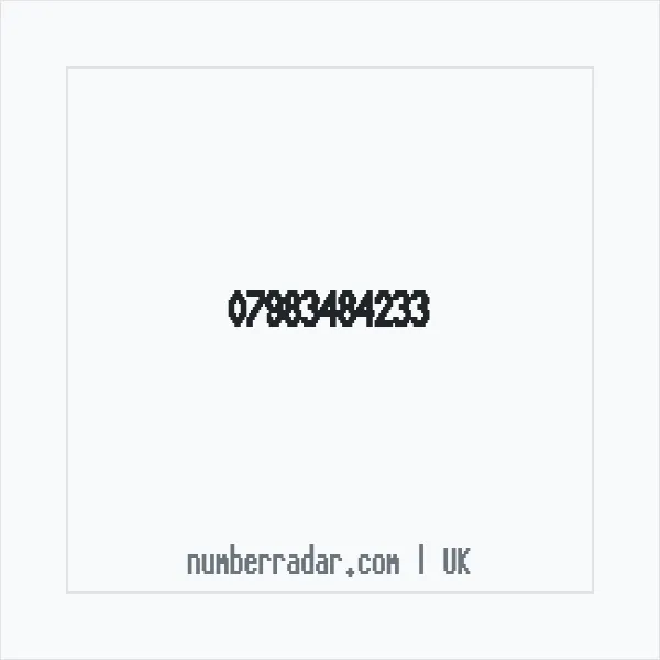 Reverse number check for +44 7983 484233 — who called me?