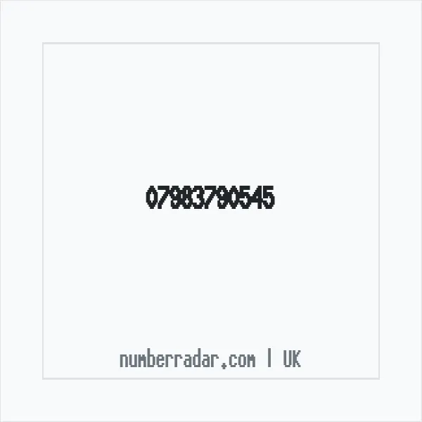 Reverse number check for +44 7983 790545 — who called me?