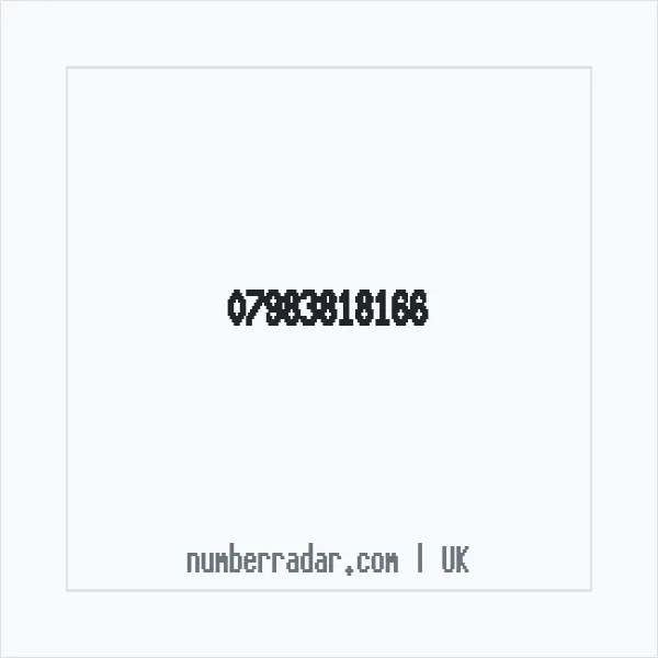 Reverse number check for +44 7983 818166 — who called me?