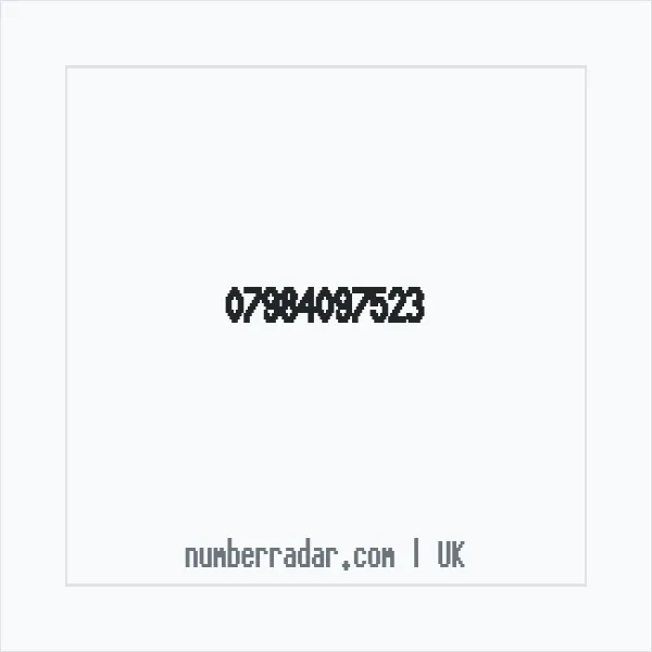 Reverse number check for +44 7984 097523 — who called me?