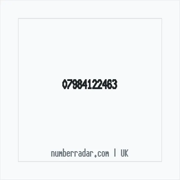 Reverse number check for +44 7984 122463 — who called me?