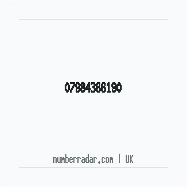 Reverse number check for +44 7984 366190 — who called me?