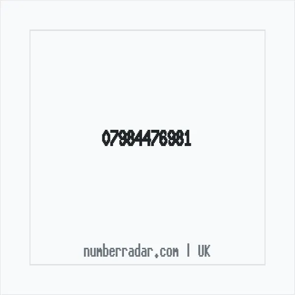 Reverse number check for +44 7984 476981 — who called me?