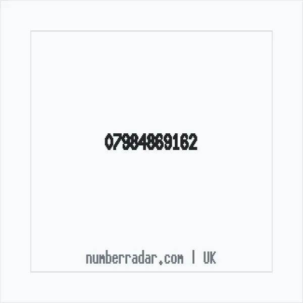 Reverse number check for +44 7984 869162 — who called me?