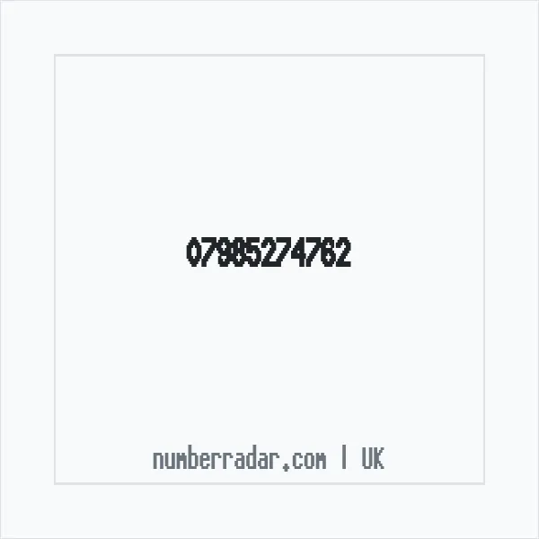 Reverse number check for +44 7985 274762 — who called me?