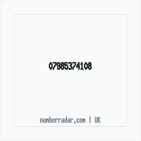 Reverse number check for +44 7985 374108 — who called me?