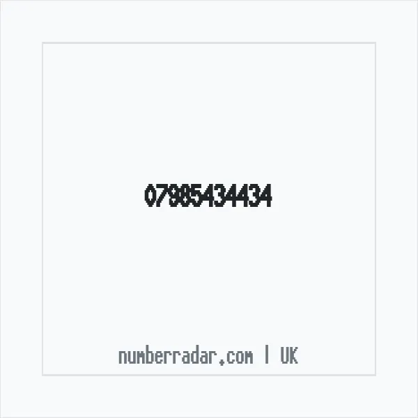 Reverse number check for +44 7985 434434 — who called me?