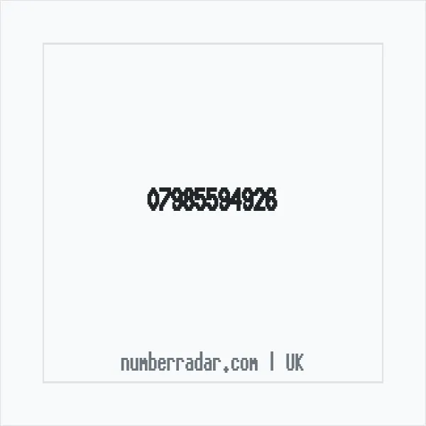 Reverse number check for +44 7985 594926 — who called me?