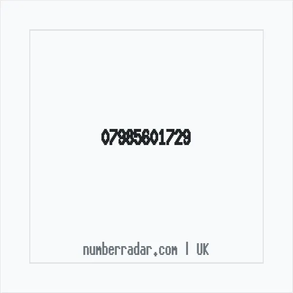 Reverse number check for +44 7985 601729 — who called me?