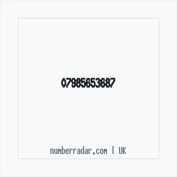 Reverse number check for +44 7985 653687 — who called me?