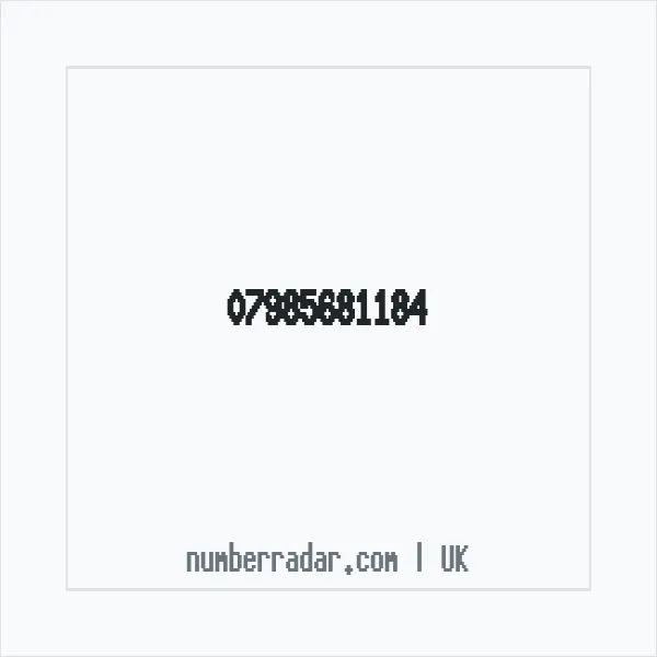 Reverse number check for +44 7985 681184 — who called me?