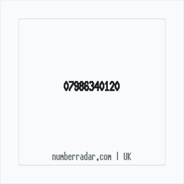 Reverse number check for +44 7986 340120 — who called me?