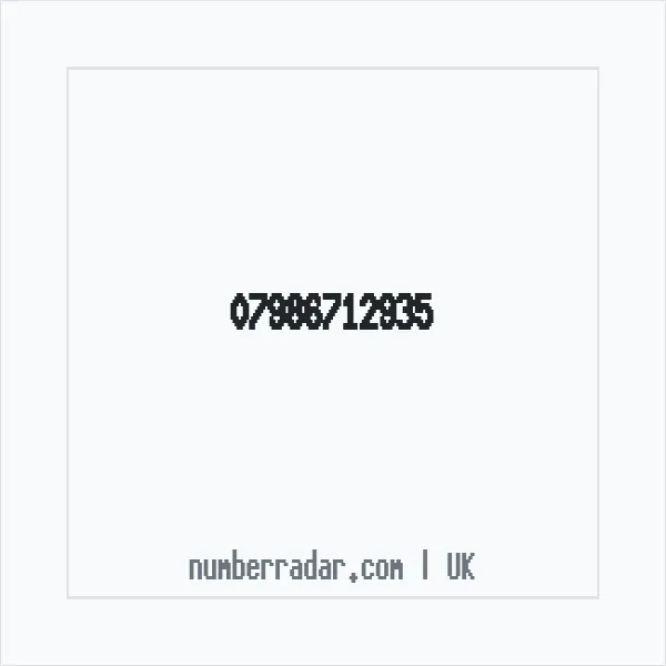 Reverse number check for +44 7986 712935 — who called me?