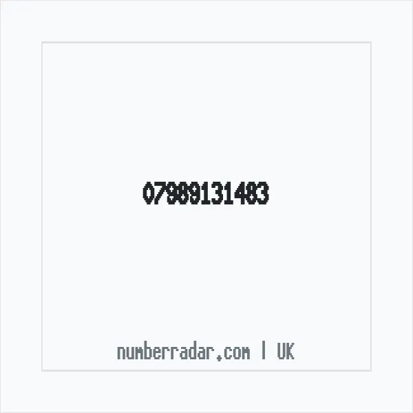 Reverse number check for +44 7989 131483 — who called me?