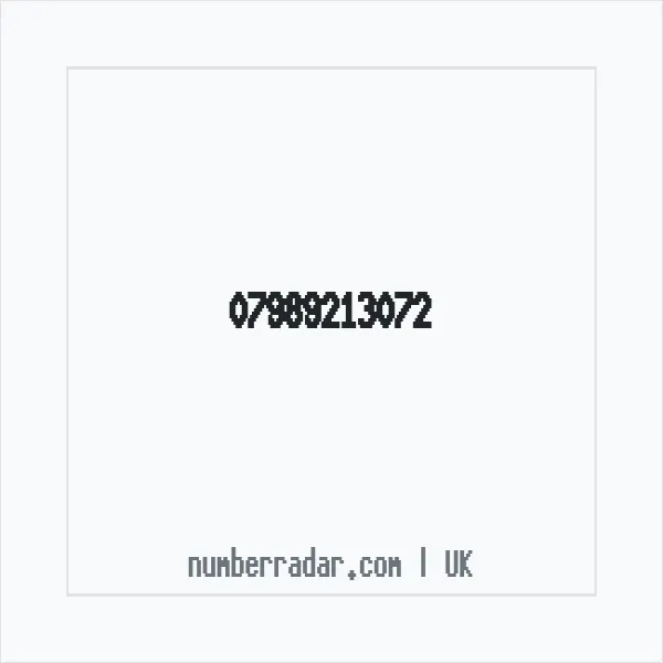Reverse number check for +44 7989 213072 — who called me?
