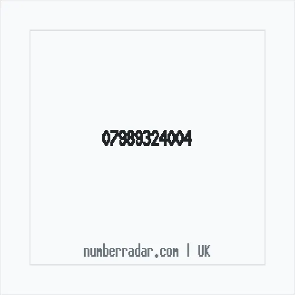 Reverse number check for +44 7989 324004 — who called me?