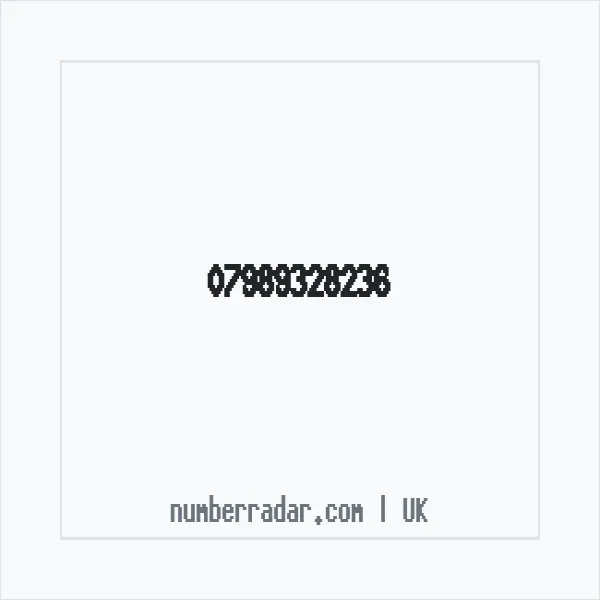 Reverse number check for +44 7989 328236 — who called me?