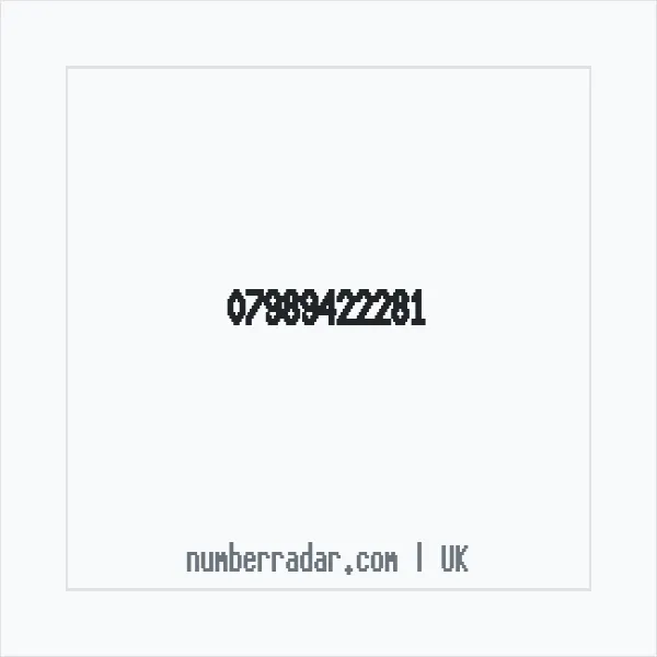 Reverse number check for +44 7989 422281 — who called me?